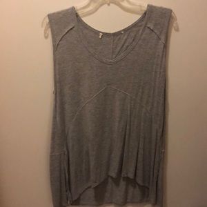 Grey thick sleeved dress shirt